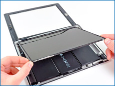 Echange dalle LCD iPad