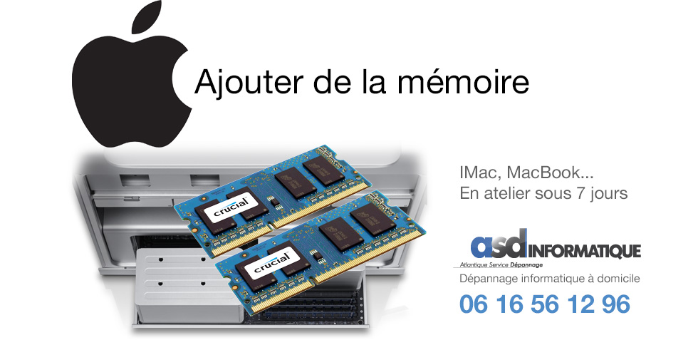 Ajouter de la mémoire à votre Mac