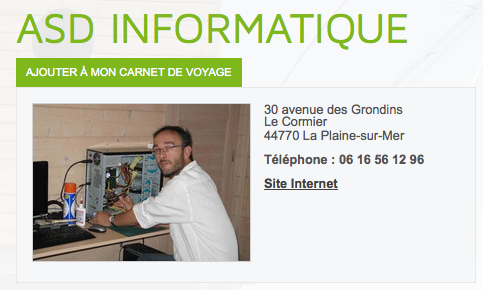 Encart ASD Informatique - OT La Plaine sur Mer